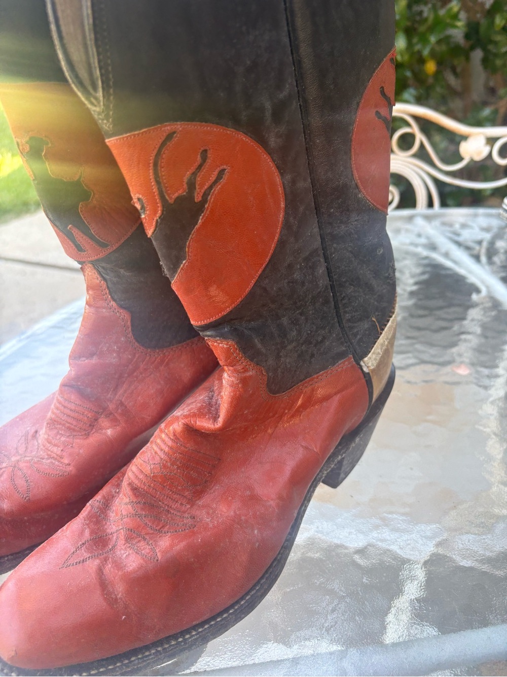 Vintage Leather Cowboy Boots - Picture 11 of 16